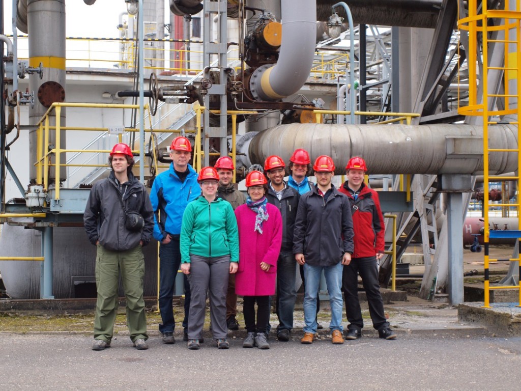 Visit of the Vresova IGCC power plant with representatives of Czech Technical University, SINTEF Energy Research and the Norwegian Research Council (Photo: SINTEF Energy)