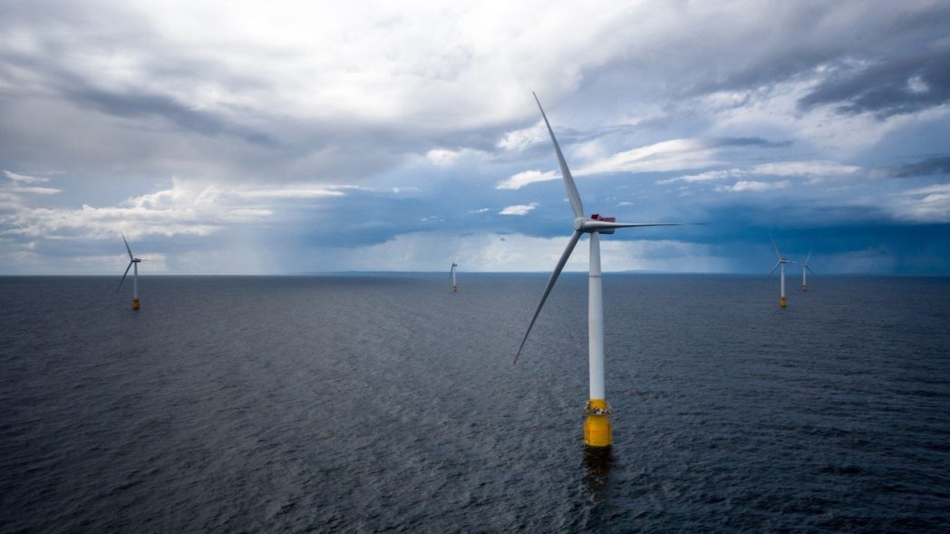 Hywind flytende vindpark Foto: Øyvind Gravås / Woldcam - Statoil ASA