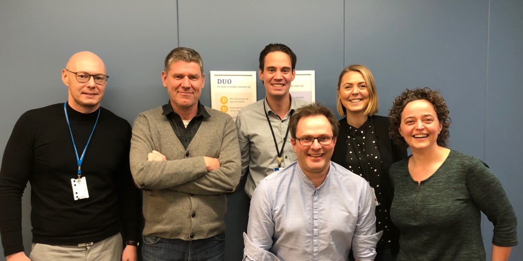 Noen av deltakerne på Kick-Off. Fra venstre: Stein Erik Breivikås, Pieter Toussaint, Rimmert van der Kooij, Ketil Thorvik, Elise Landsem, Simone Wiezer. Foto: SINTEF