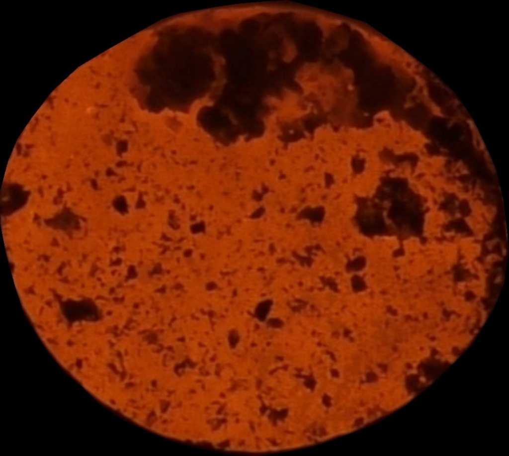 Figure 2. Video recording of slag formation from Elkem Foundry Products