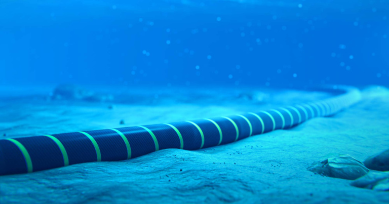 Image of a subsea cable