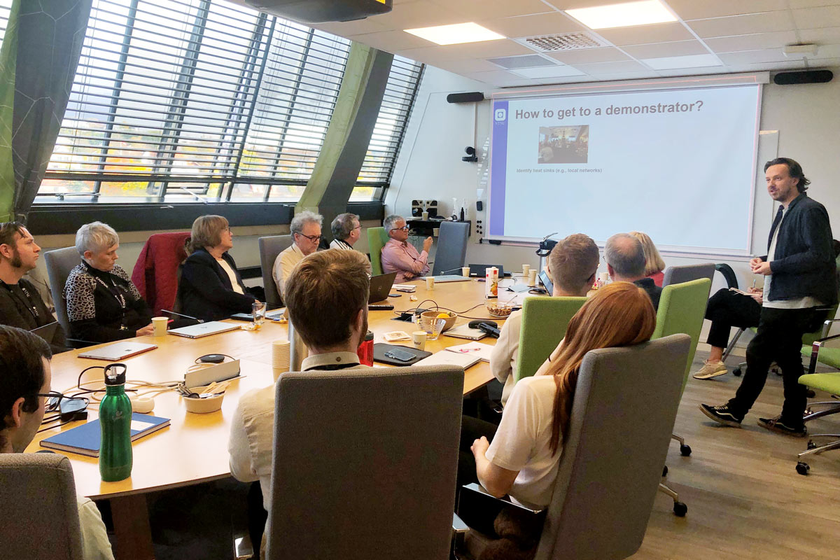 A group of people participating in a workshop.