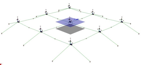 Graphic depiction of offshore wind mooring system.