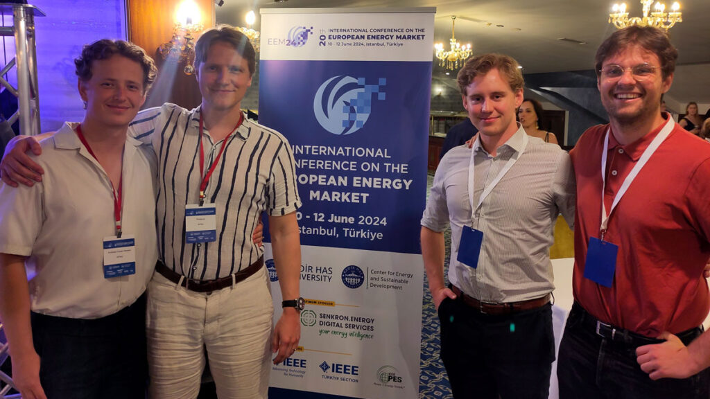 Master’s students Andreas Hansen, Jonas Pinderud, Benjamin Trondsen and Oscar Steen participated in IEEE EEM in Turkey