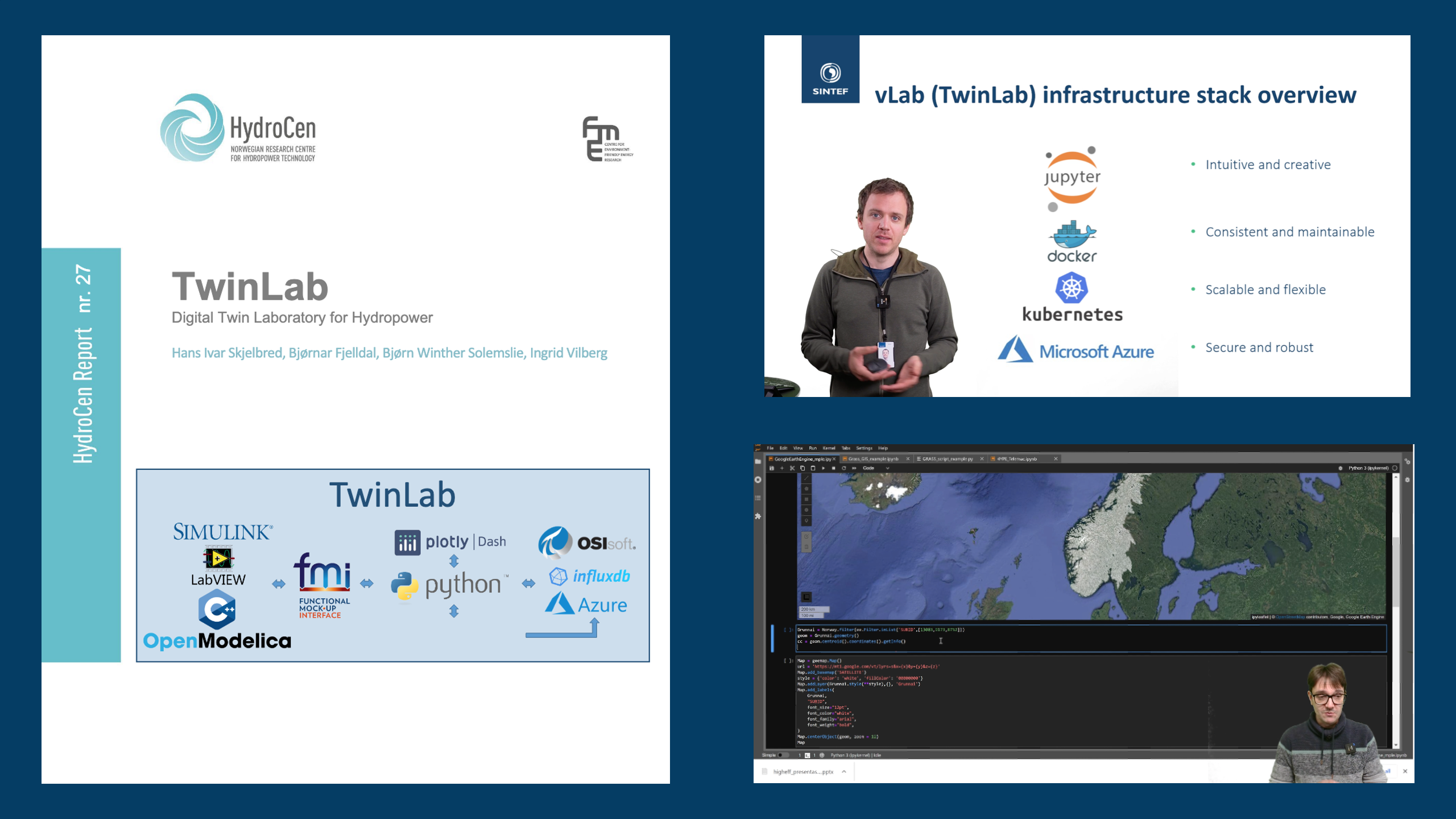 projects using vLab: HydroCen