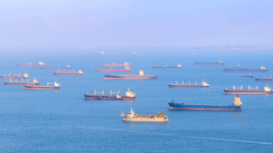 Ships waiting