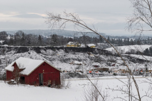 The Gjerdrum landslide. Photo by Tommy Gildseth